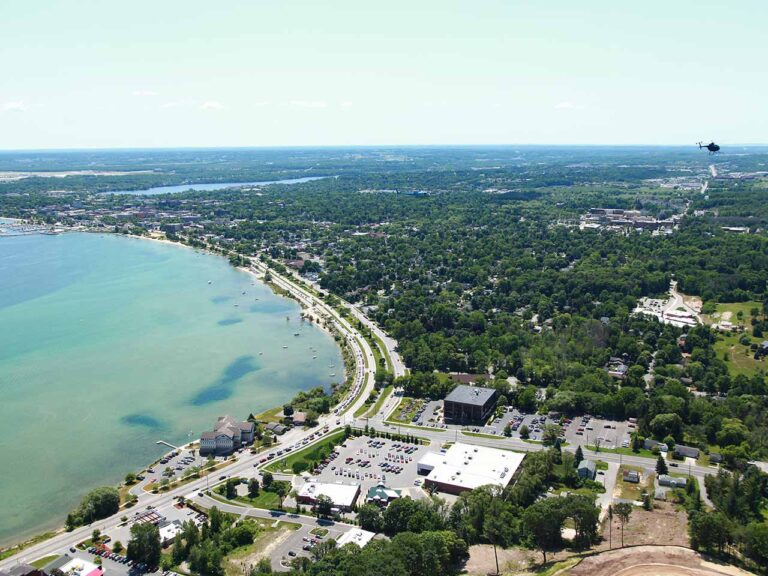 Traverse City Helicopter Ride View