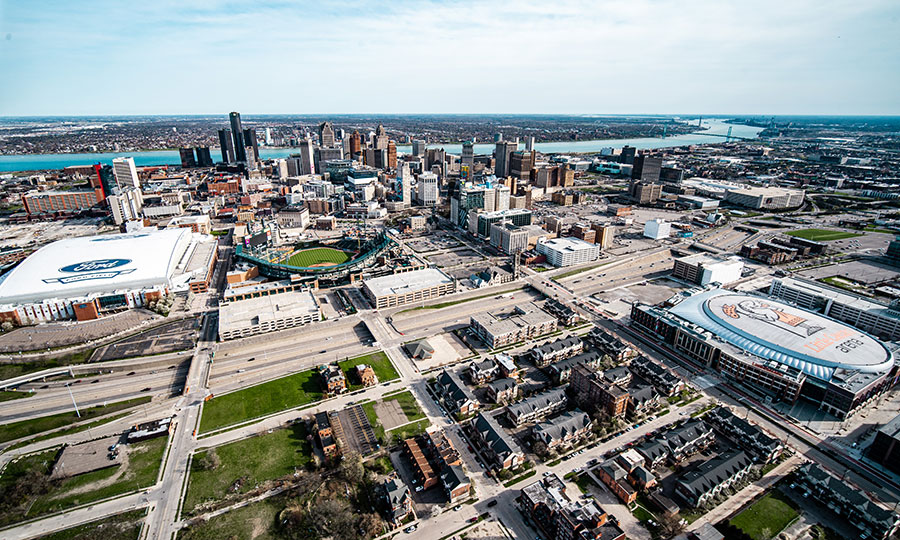 detroit sports stadiums