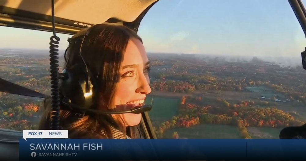Experience West Michigan’s fall foliage from helicopter