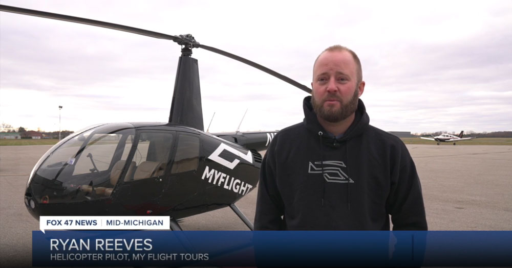 Michigan helicopter tour news story