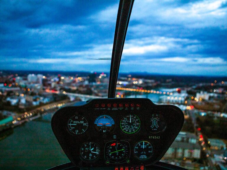 Knoxville helicopter ride view