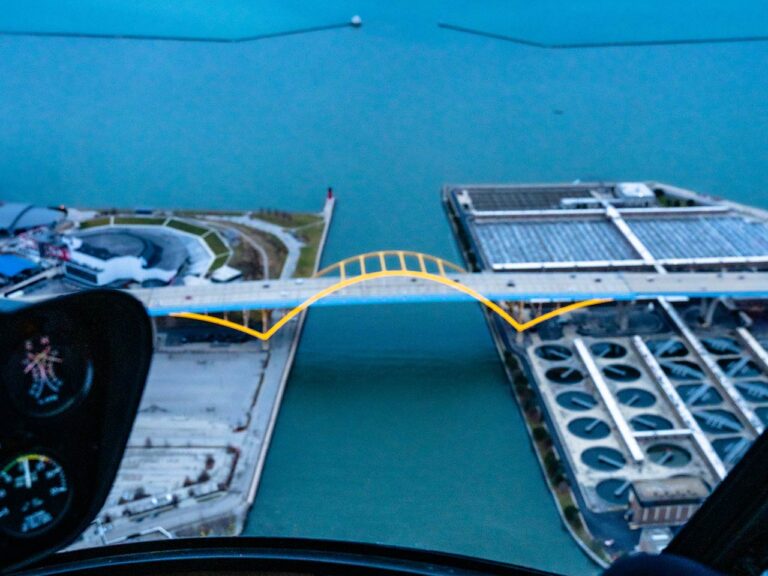 Milwaukee helicopter ride view