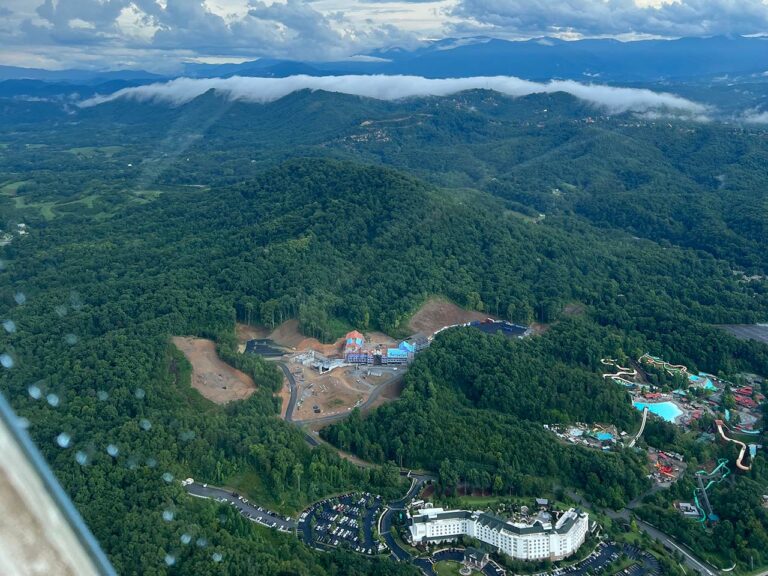 Smoky Mountains helicopter ride view