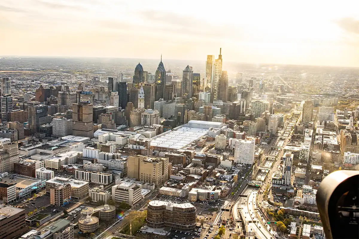 Philadelphia downtown skyline