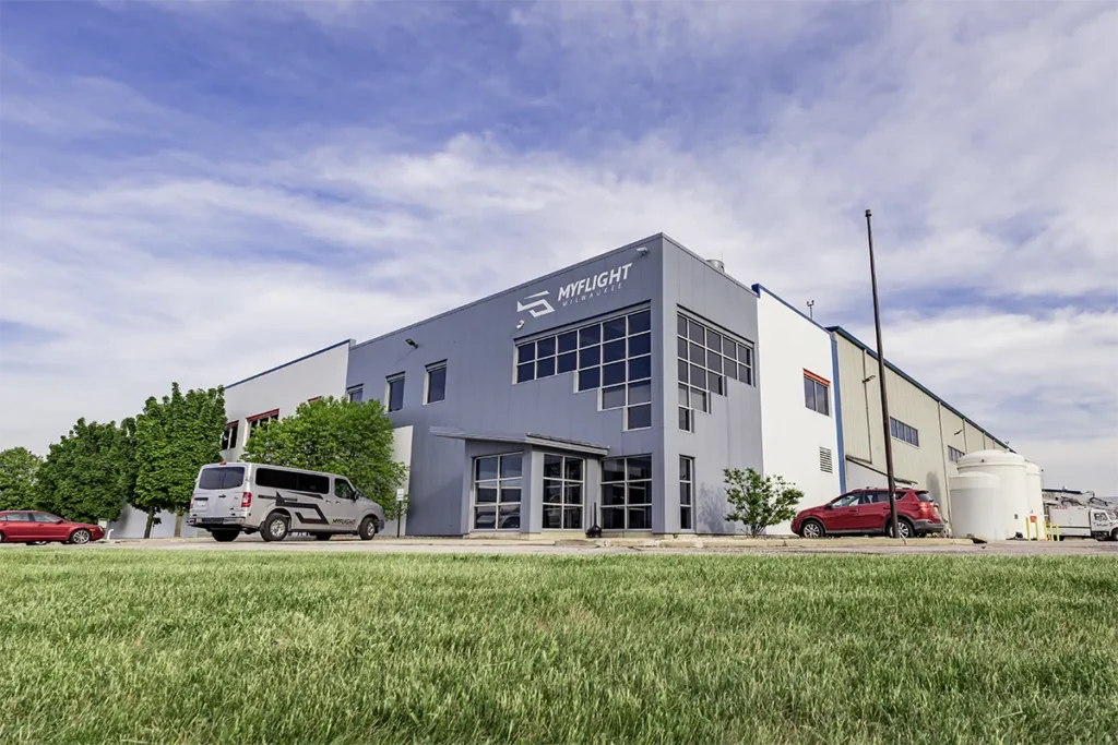 exterior shot of myflight milwuaukee building