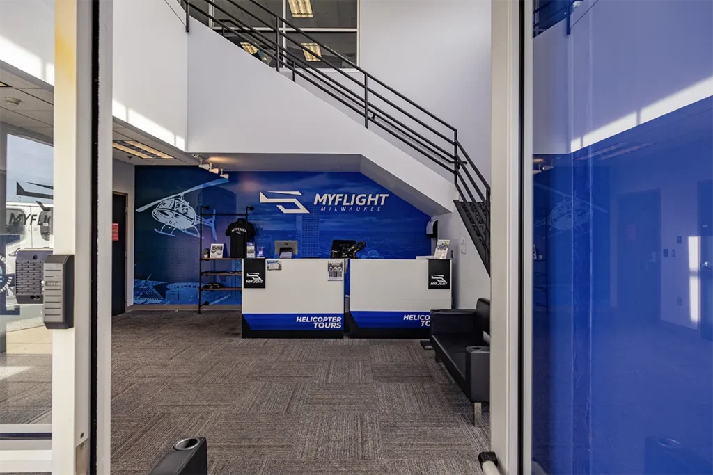 interior of myflight milwaukee